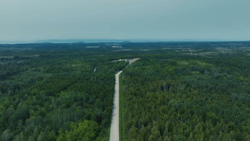 Vue du ciel Saint-Joseph de Kamouraska