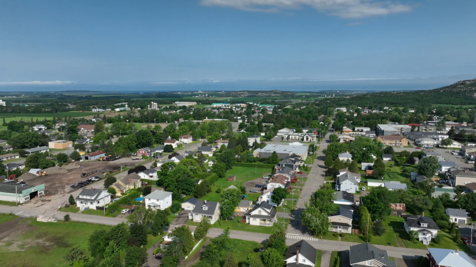 VUE DU CIEL Aujourd'hui, Saint-Pascal